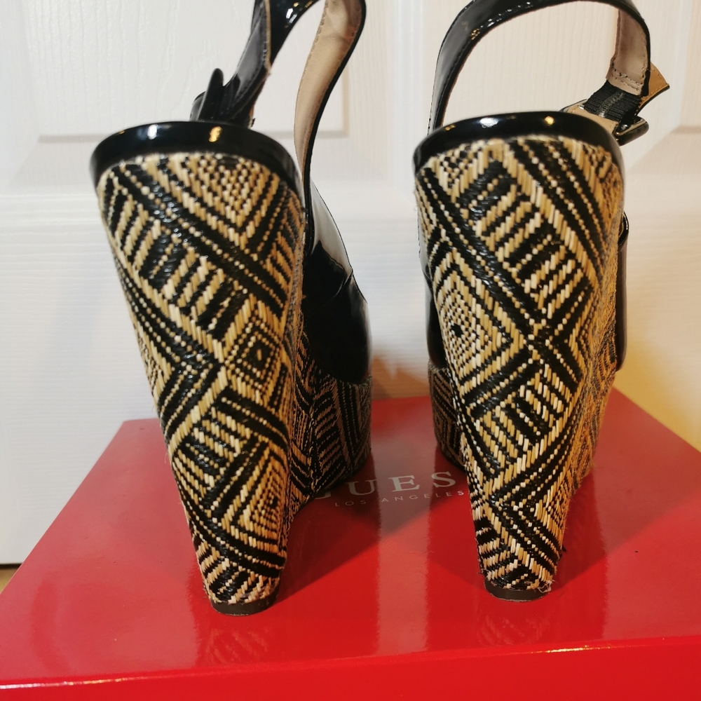 Lightly used size 8.5 wedge heels